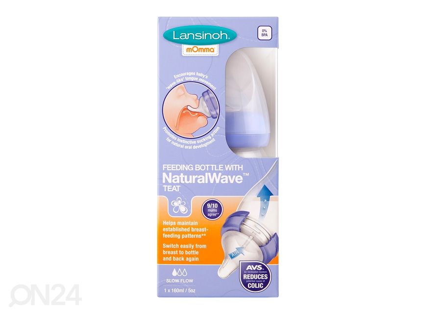 Lansinoh ® lutipudel 160 ml suurendatud