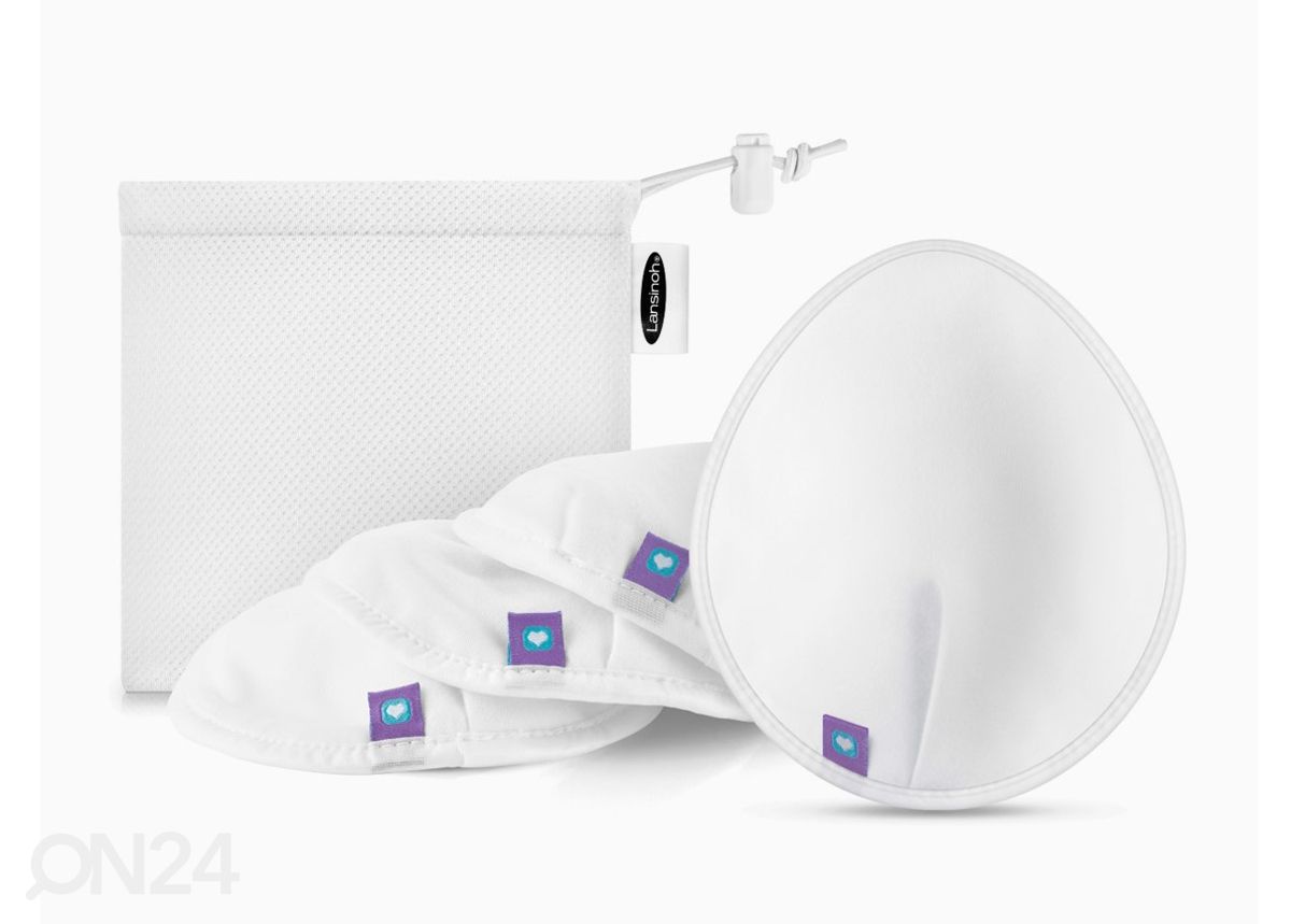 Lansinoh® pestavad rinnapadjad 4 tk suurendatud