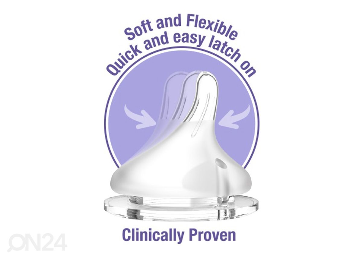 Lansinoh® toitmislutt suurus F, 2 tk suurendatud