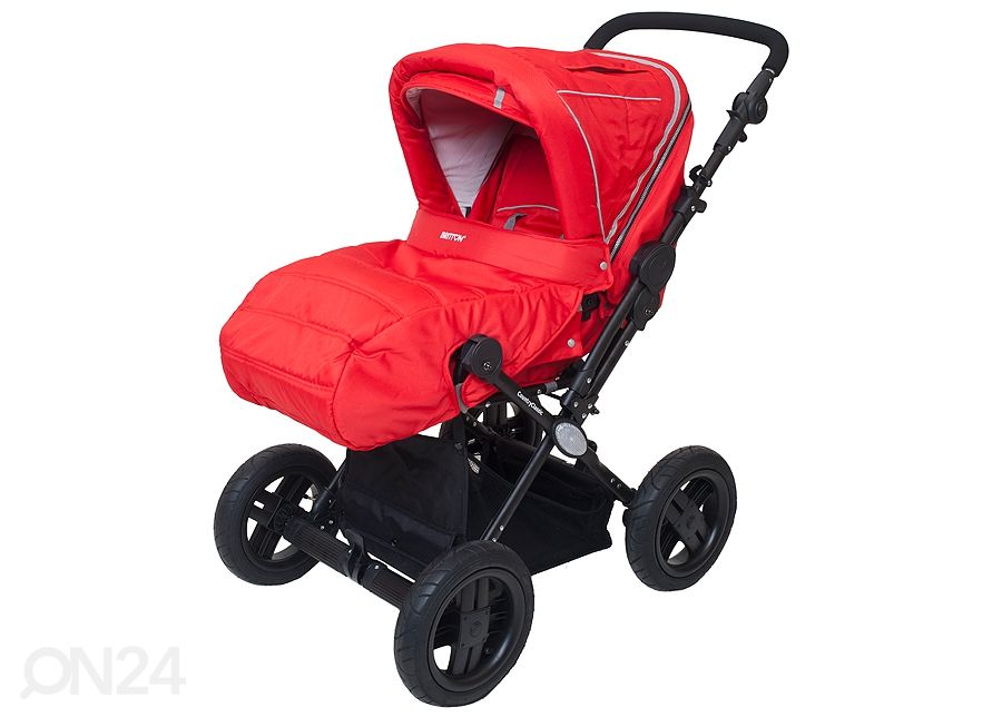 Lapsevankri komplekt Britton CountryClassic Red suurendatud