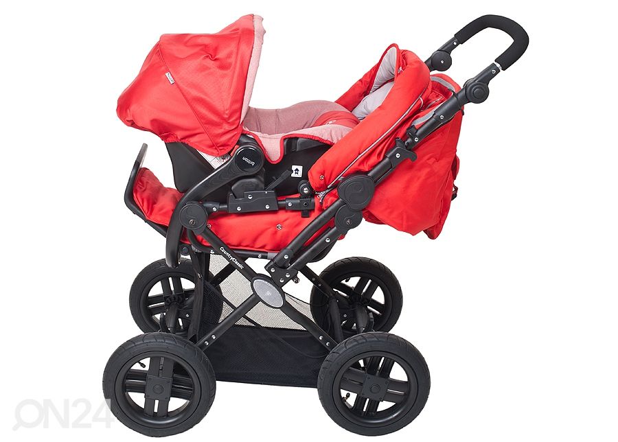 Lapsevankri komplekt Britton CountryClassic Red suurendatud