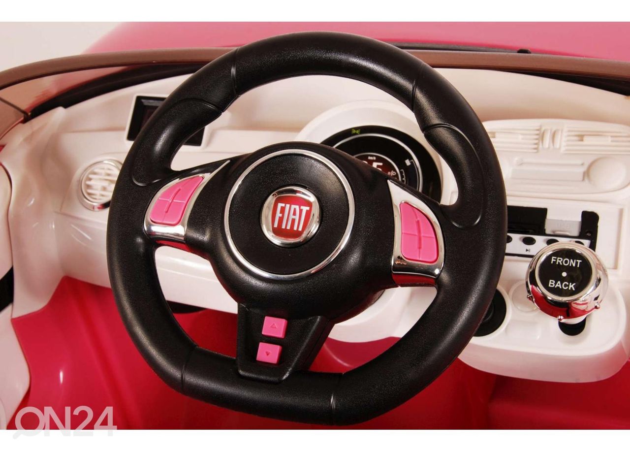 Laste elektriauto fiat 500cc 12V suurendatud