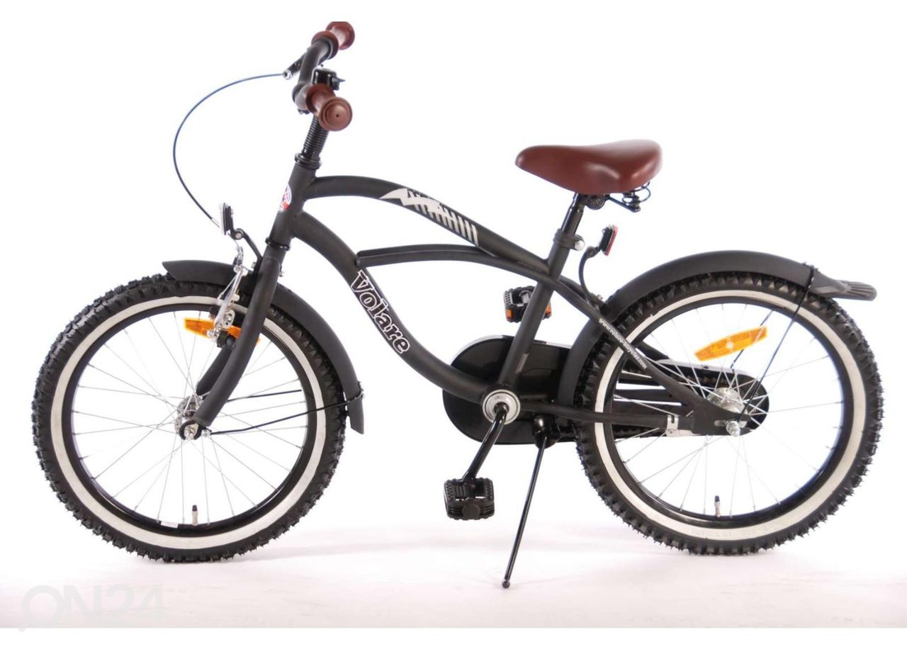 Laste jalgaratas 18 tolli Black Cruiser Volare suurendatud