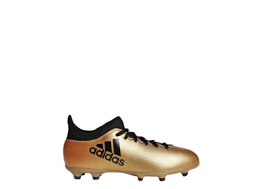 Laste jalgpallijalatsid muru adidas X 17.3 FG Jr CP8990 suurendatud