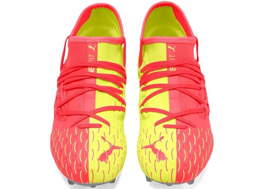 Laste jalgpallijalatsid muru/kunstmuru Puma Future 5.3 Netfit Jr OSG FG AG 105947 01 suurendatud