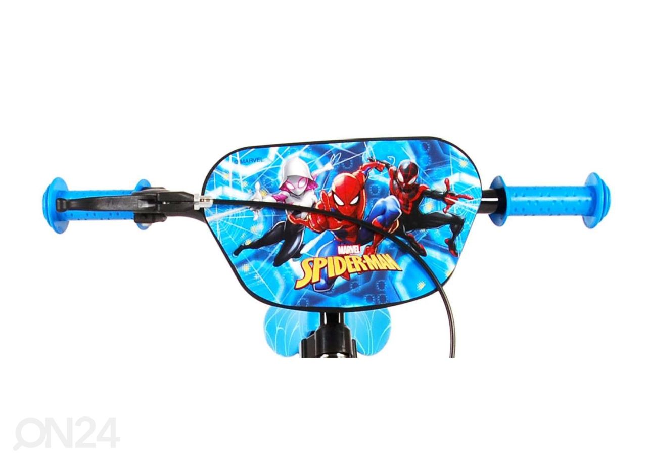 Laste jalgratas 12 tolli Spider-Man sinine-punane suurendatud