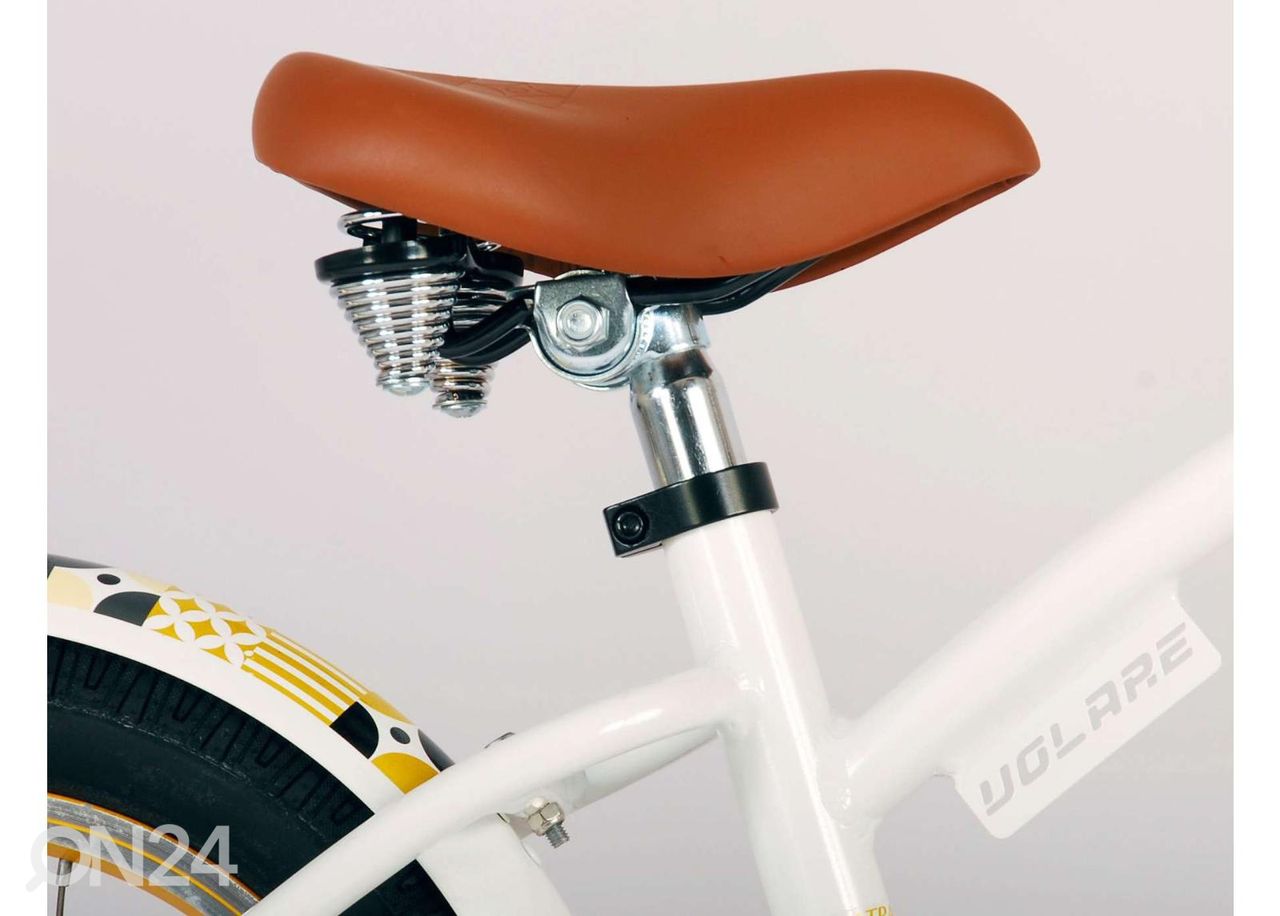 Laste jalgratas 14 tolli Volare Miracle Cruiser valge suurendatud