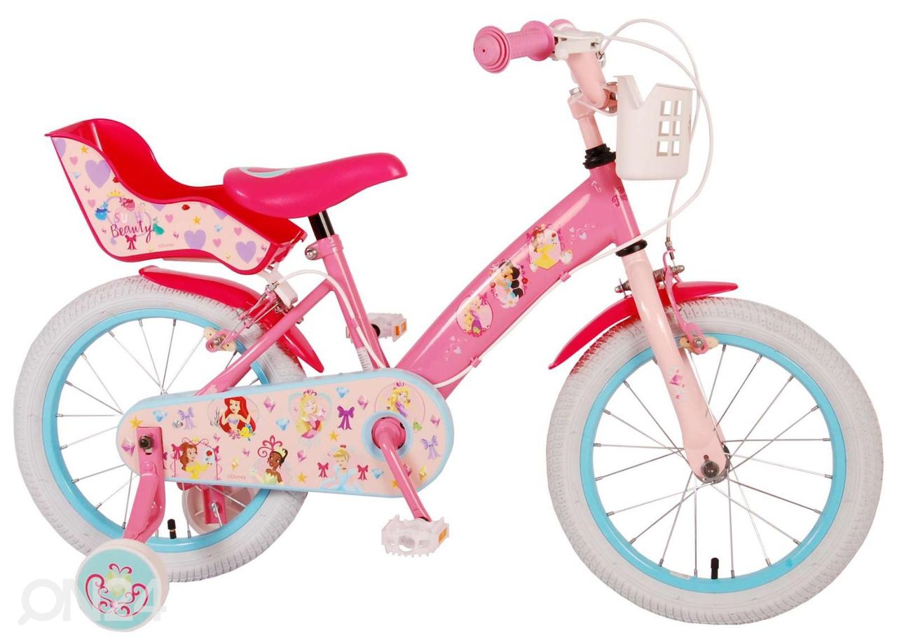 Laste jalgratas 16 tolli Disney Princess suurendatud