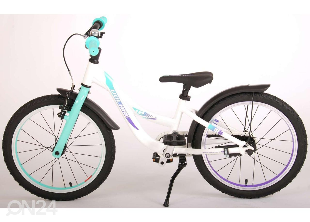 Laste jalgratas 18 tolli Volare Glamour Prime Collection suurendatud