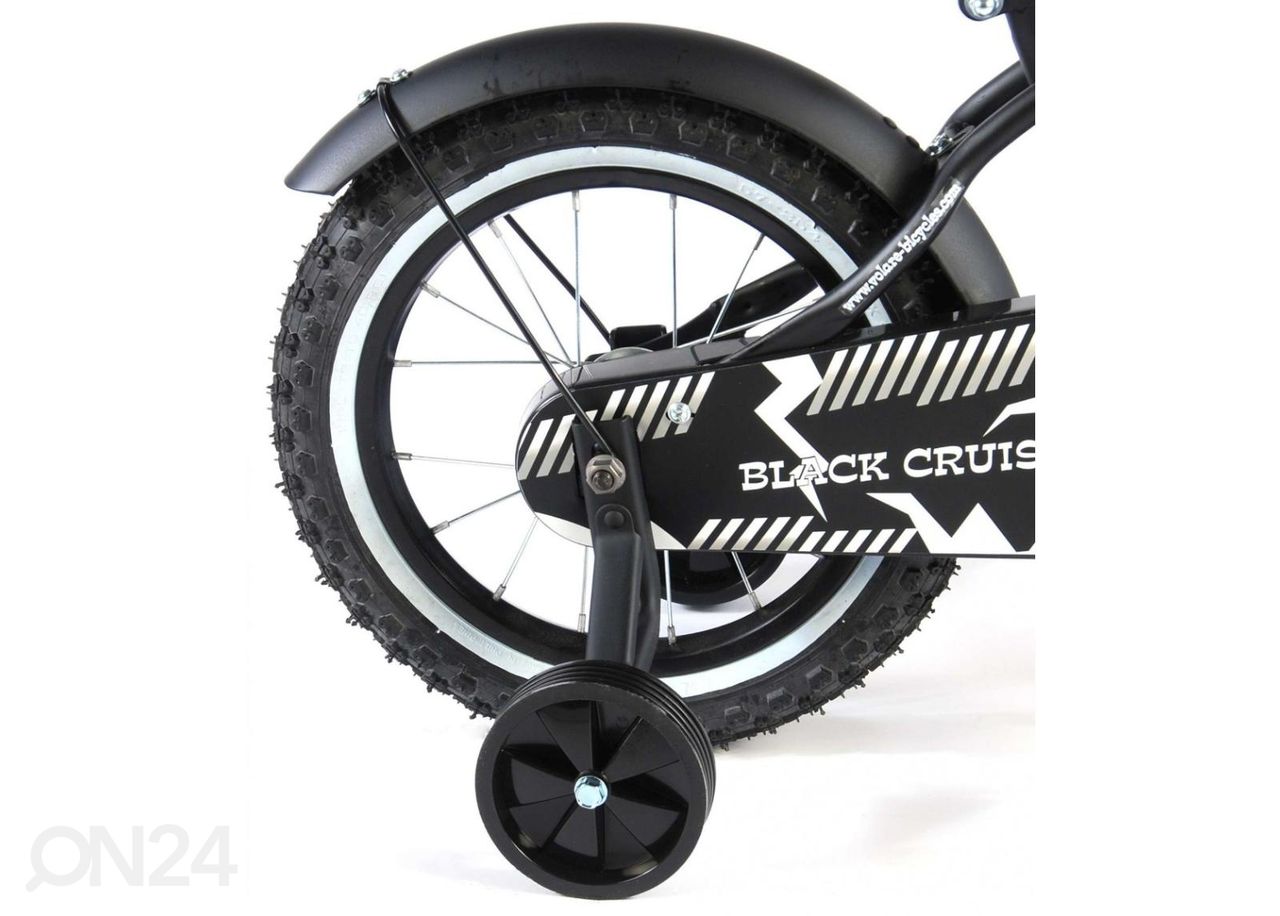 Laste jalgratas Yipeeh must Cruiser 14 tolli Volare suurendatud