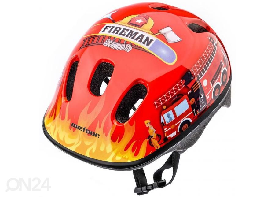 Laste jalgrattakiiver Meteor KS06 Firetracker suurus XS 44-48 cm Jr suurendatud