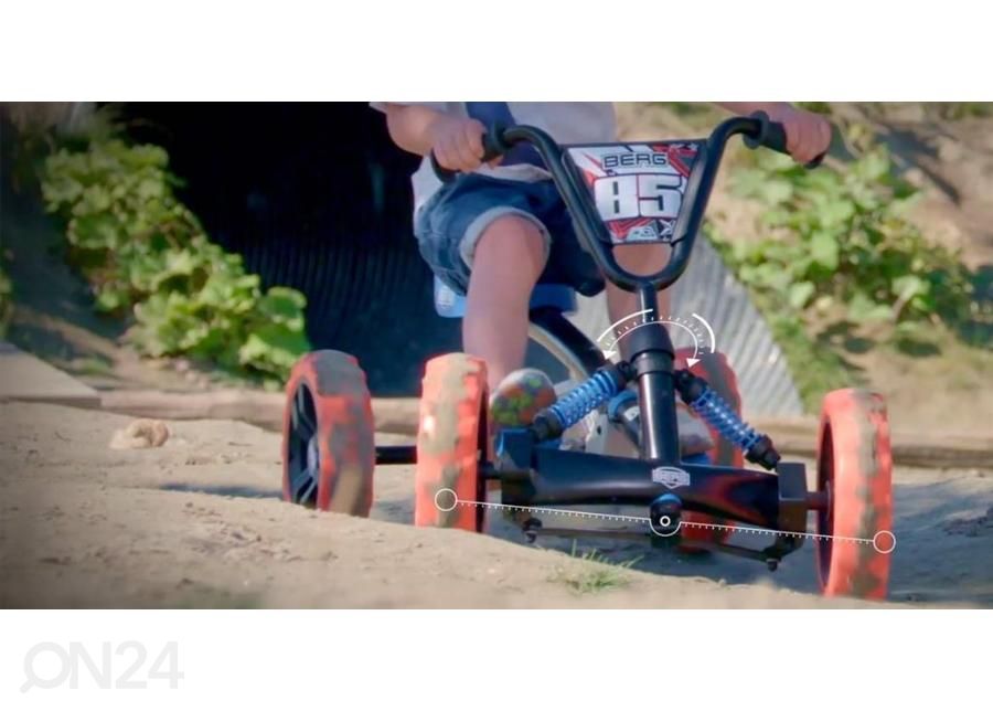 Laste kart Go-kart BERG Buzzy Bloom 2-in-1 suurendatud