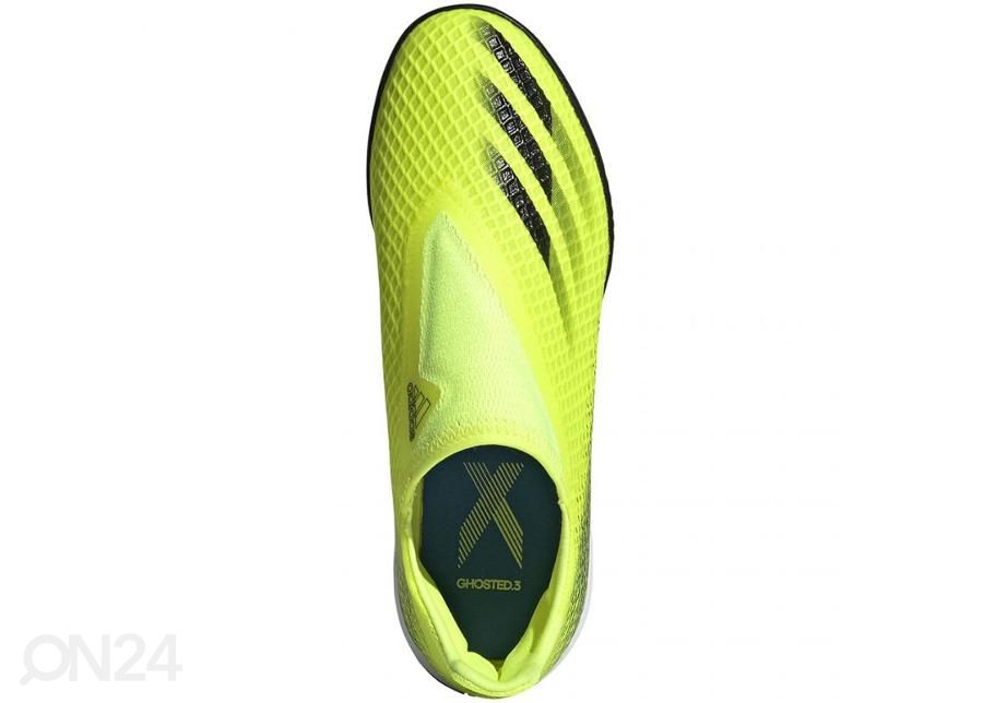 Laste kunstmuru jalgpallijalatsid Adidas X Ghosted.3 LL TF suurendatud