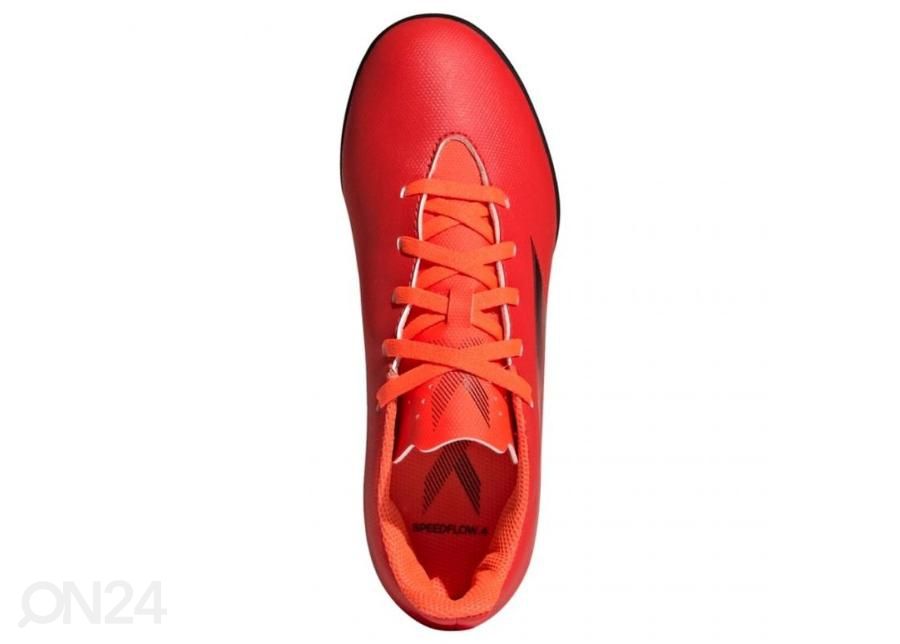 Laste kunstmuru jalgpallijalatsid Adidas X Speedflow.4 TF suurendatud