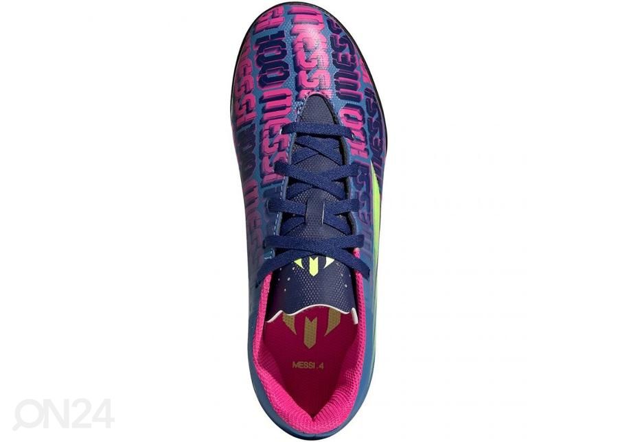 Laste kunstmuru jalgpallijalatsid Adidas X Speedflow Messi.4 TF suurendatud