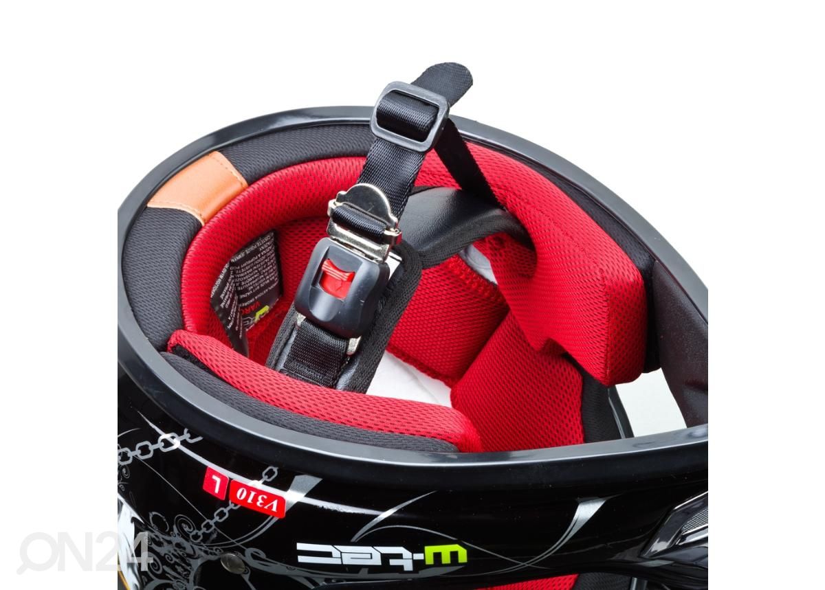 Laste motokrossi kiiver V310 W-Tec suurus M 51-52 cm suurendatud