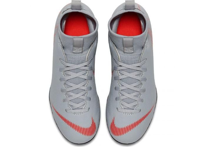 Laste muru jalgpallijalatsid Nike Mercurial Superfly 6 Club MG JR AH7339 060 biały suurendatud