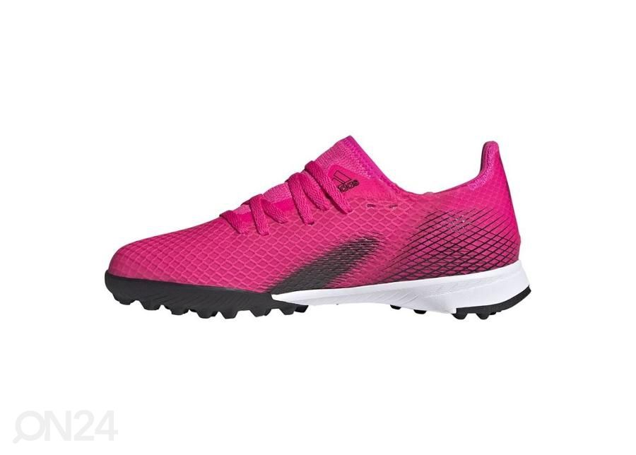 Laste muru/kunstmuru jalgpallijalatsid Adidas X Ghosted.3 TF suurendatud