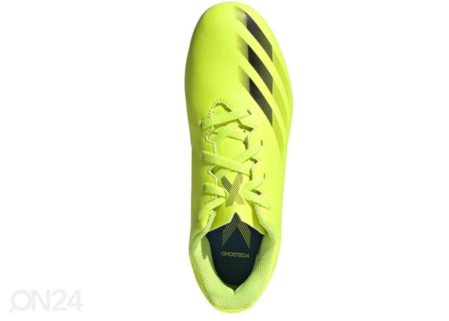 Laste muru/kunstmuru jalgpallijalatsid Adidas X Ghosted.4 FxG suurendatud