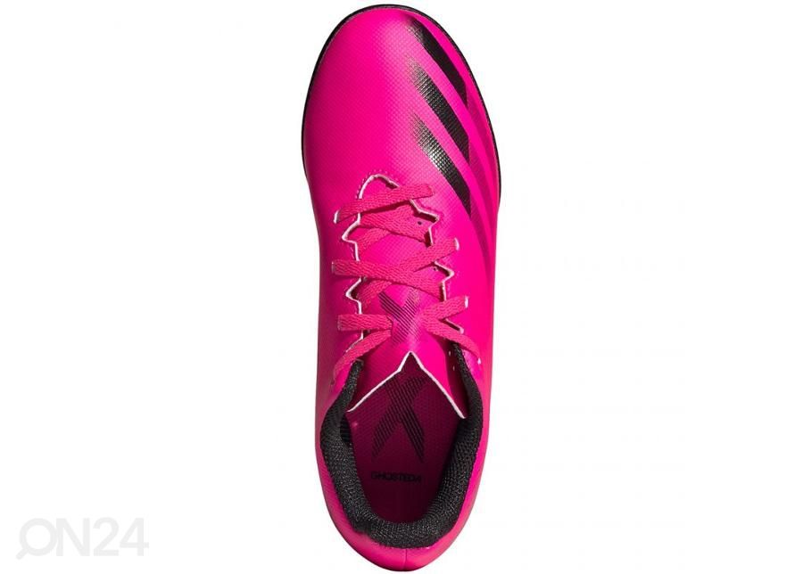 Laste muru/kunstmuru jalgpallijalatsid Adidas X Ghosted.4 TF suurendatud