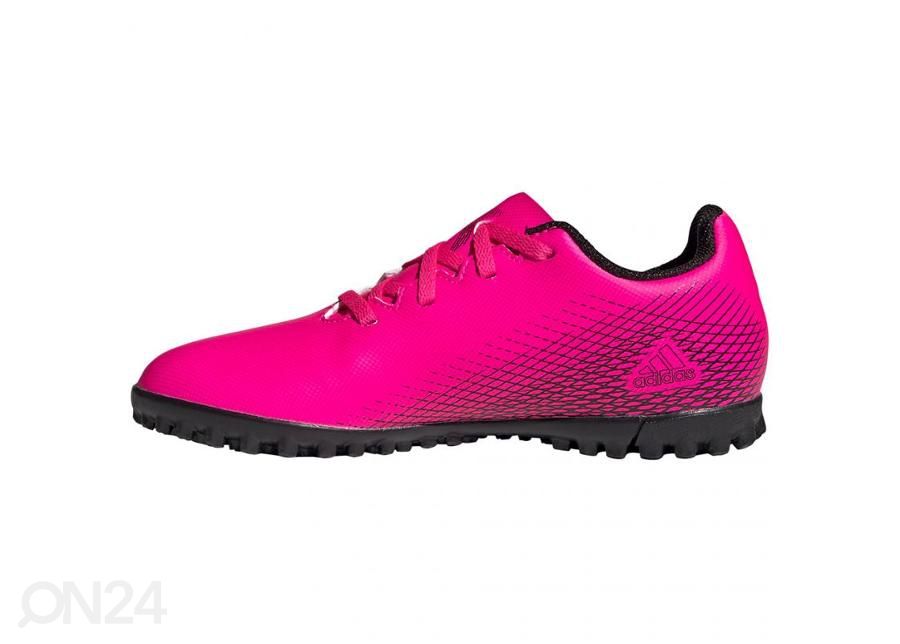 Laste muru/kunstmuru jalgpallijalatsid Adidas X Ghosted.4 TF suurendatud