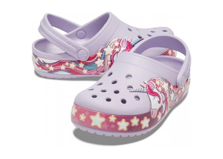 Laste plätud Crocs FunLab Unicorn Band Cg Jr suurendatud