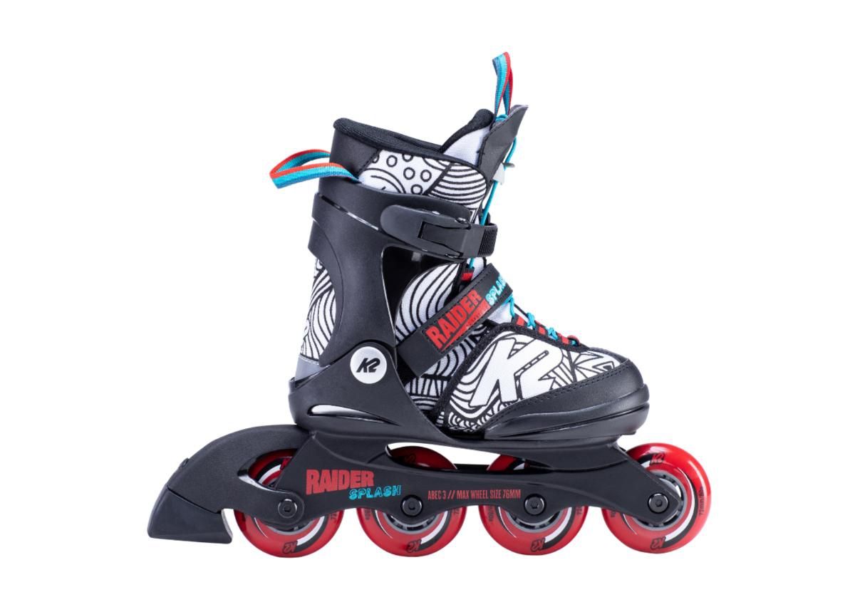 Laste reguleeritavad rulluisud K2 Raider Splash suurendatud