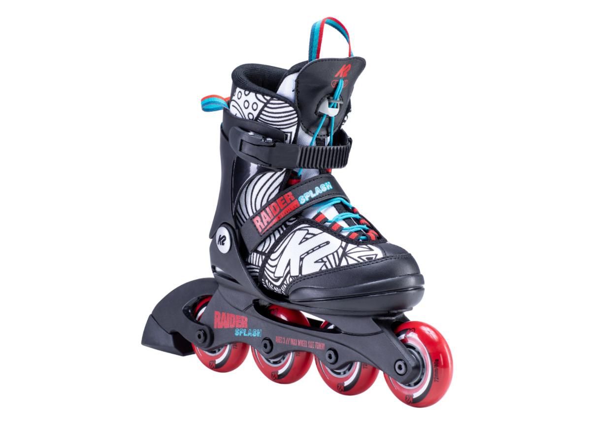Laste reguleeritavad rulluisud K2 Raider Splash suurendatud
