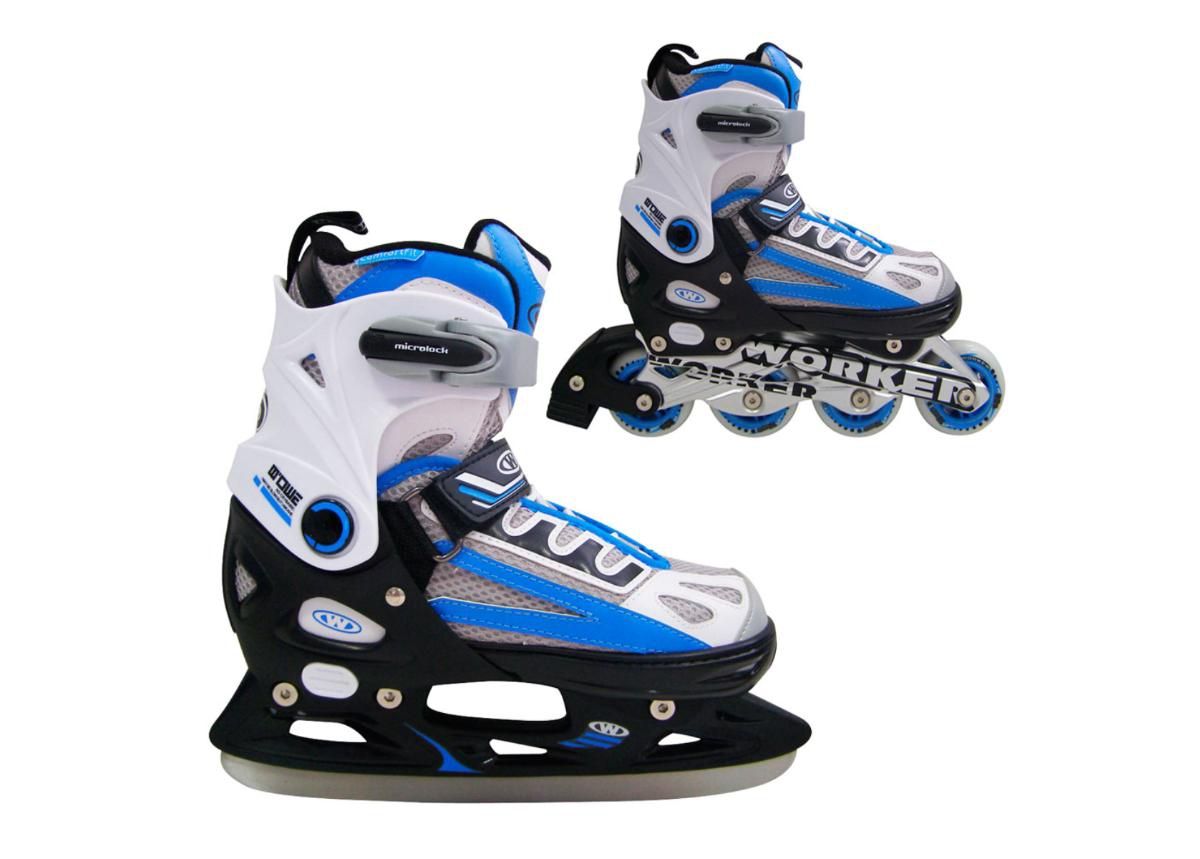 Laste rulluisud/uisud reguleeritavad Nolan 2in1 in-line skates WORKER suurendatud