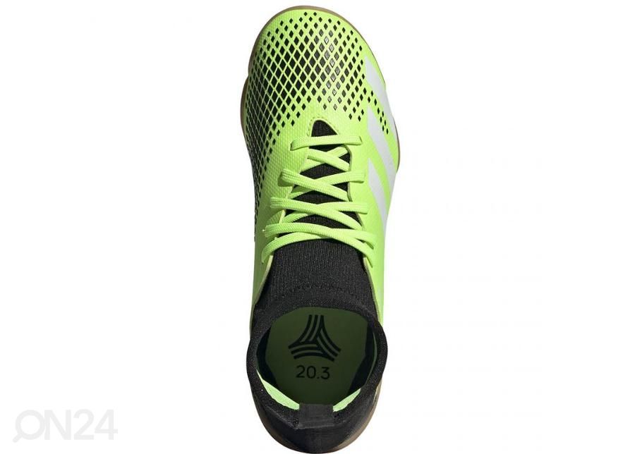 Laste saali jalgpallijalatsid Adidas Predator 20.3 IN Junior suurendatud