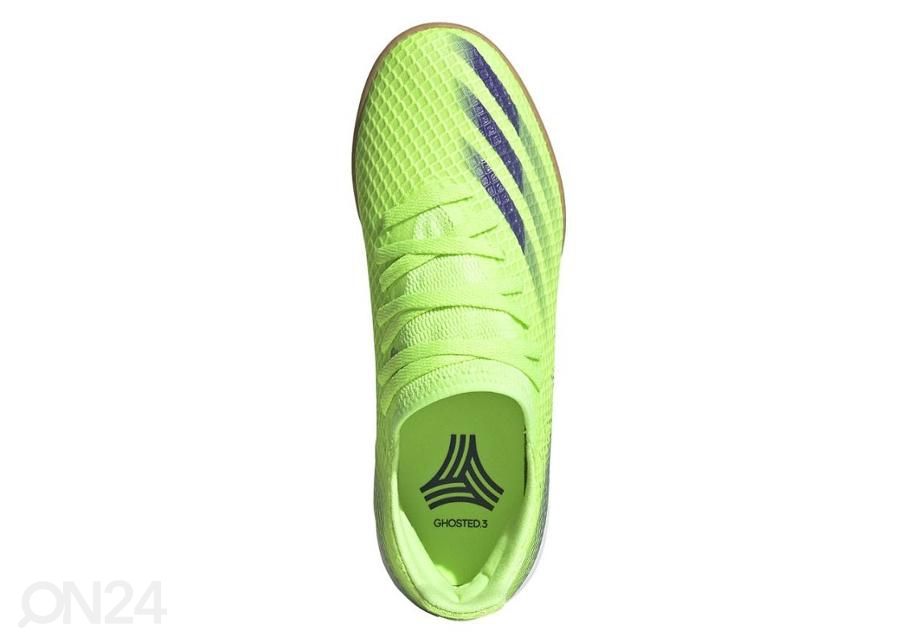 Laste saali jalgpallijalatsid Adidas X Ghosted.3 IN Jr suurendatud