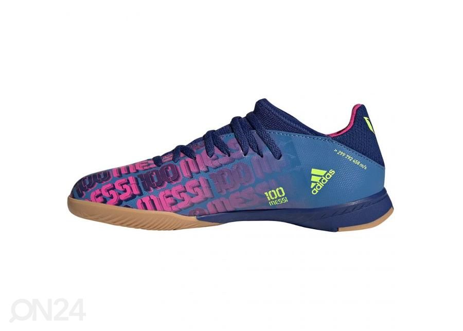 Laste saali jalgpallijalatsid Adidas X Speedflow Messi.3 IN suurendatud