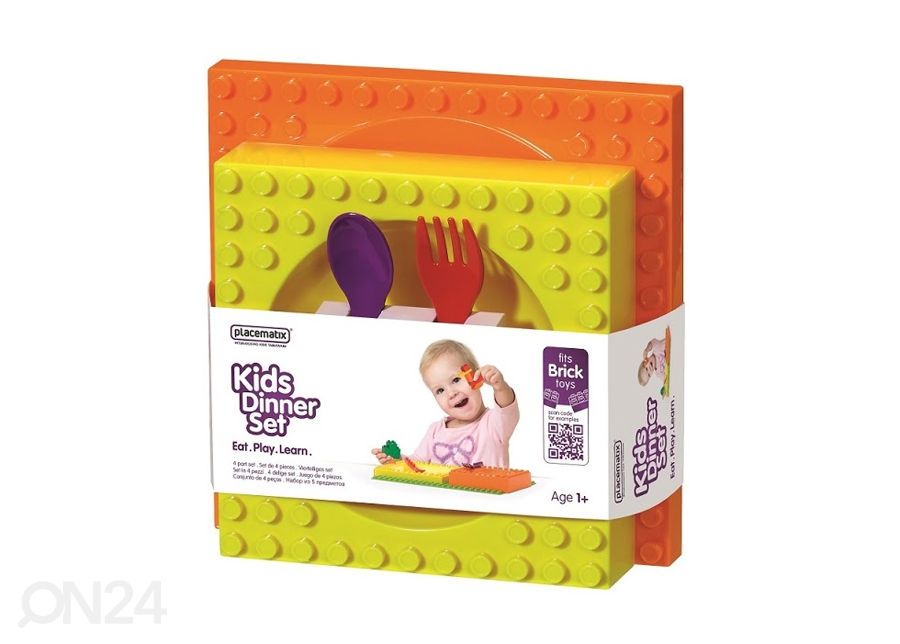 Laste sööginõude komplekt Placematix suurendatud