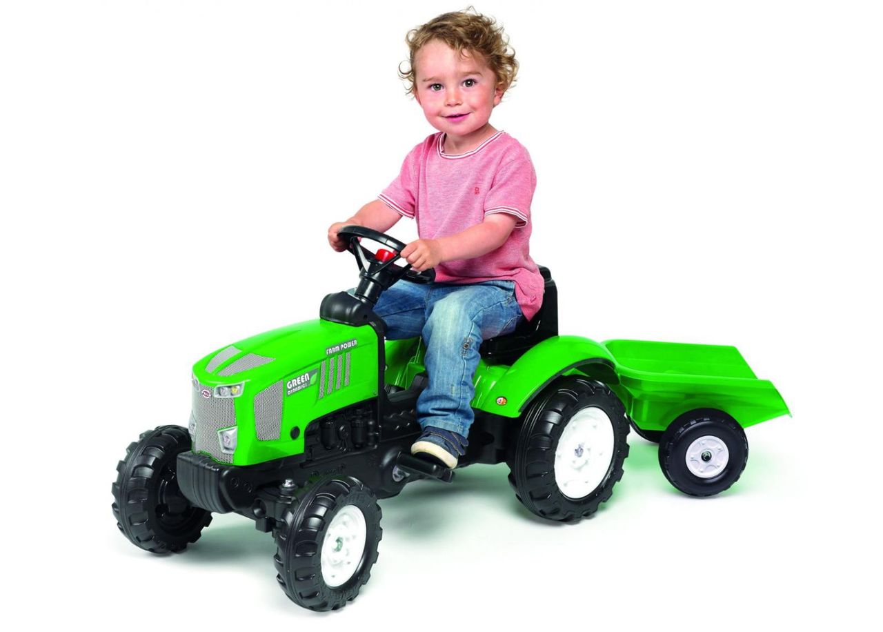 Laste traktor Farm Power suurendatud