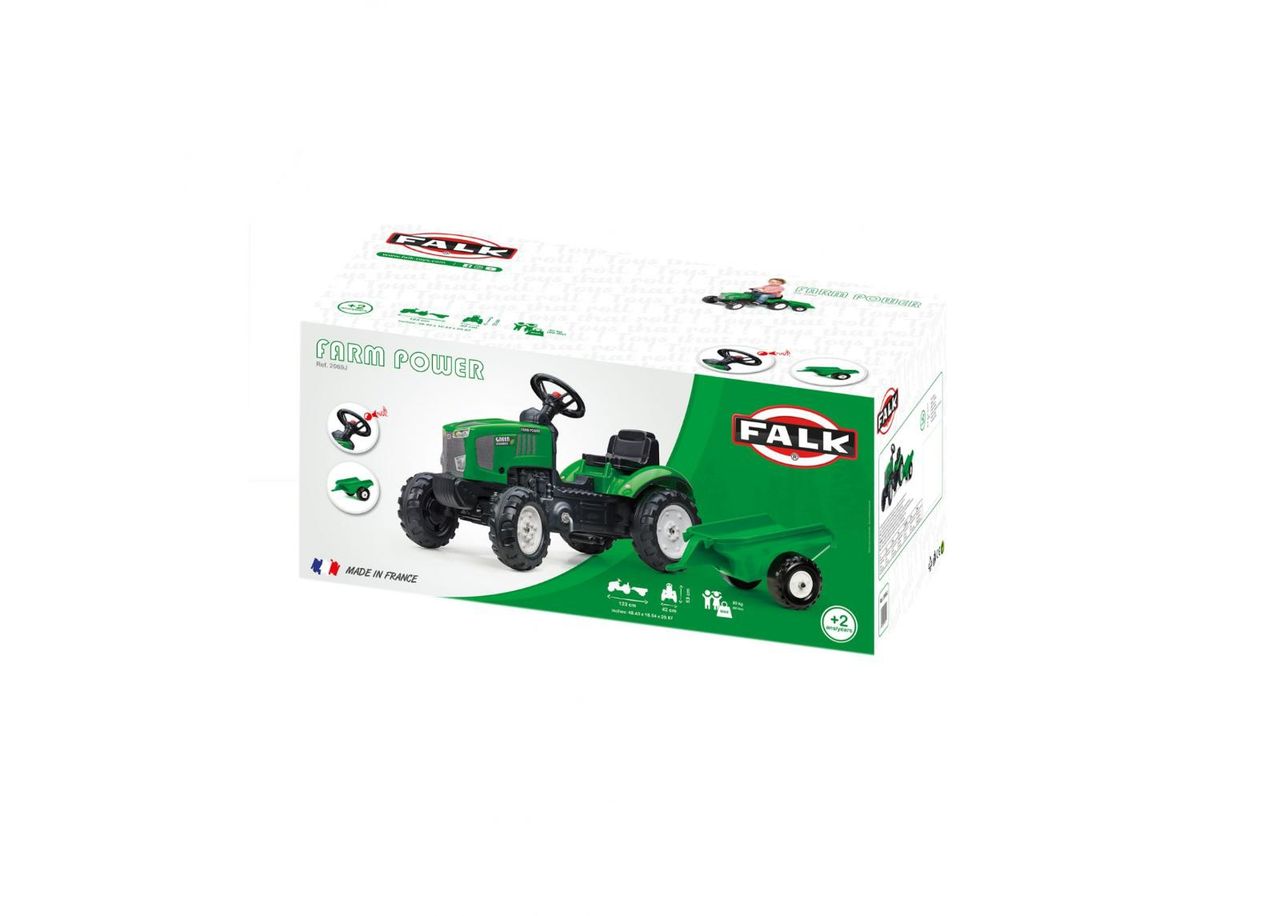 Laste traktor Farm Power suurendatud