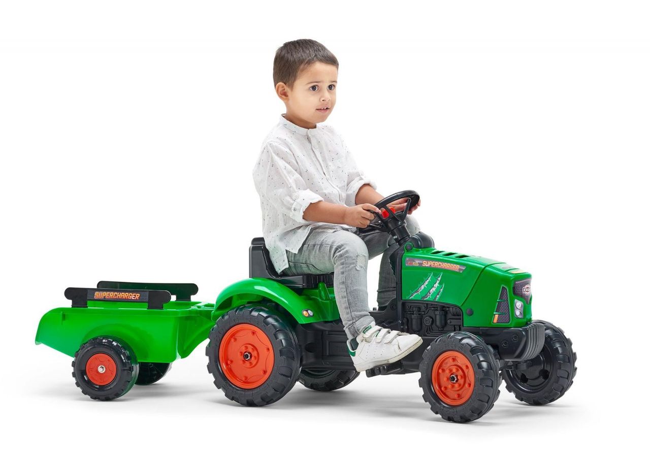 Laste traktor Supercharger suurendatud