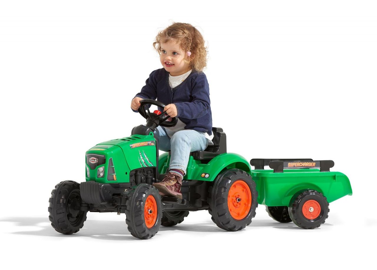 Laste traktor Supercharger suurendatud