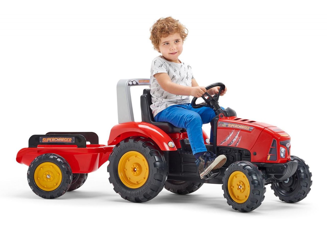 Laste traktor Supercharger suurendatud