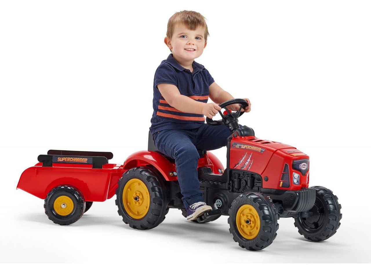 Laste traktor Supercharger suurendatud
