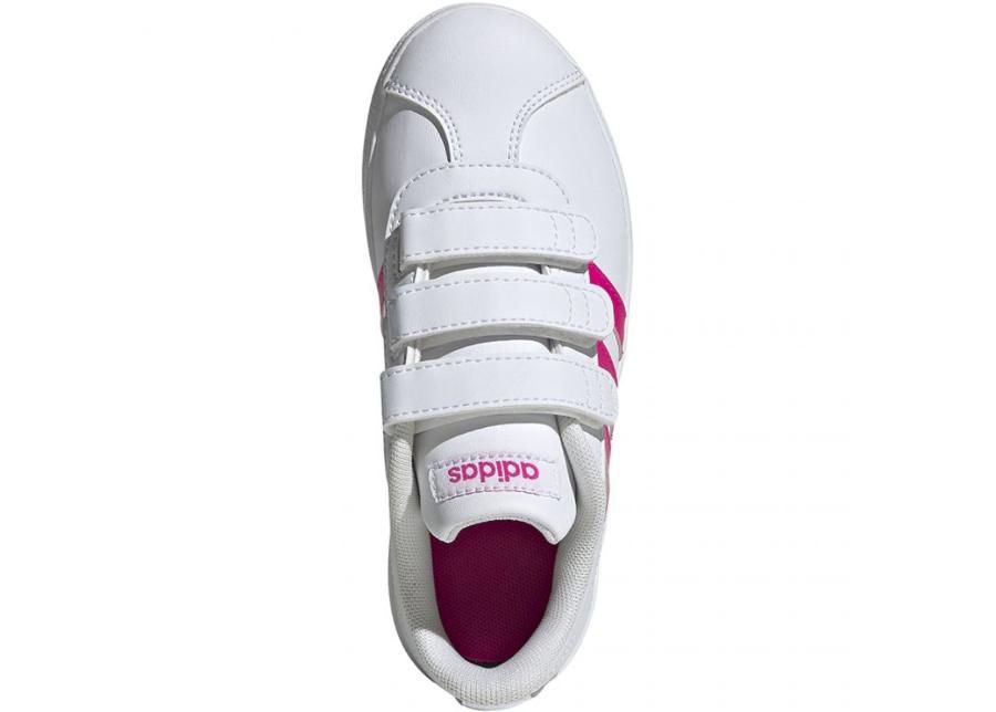 Laste vabaajajalatsid adidas VL Court 2.0 CMF C JR EG3880 suurendatud