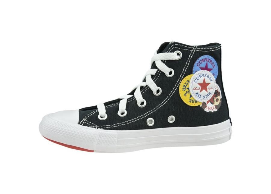 Laste vabaajajalatsid Converse Chuck Taylor All Star Hi Jr 366988C suurendatud
