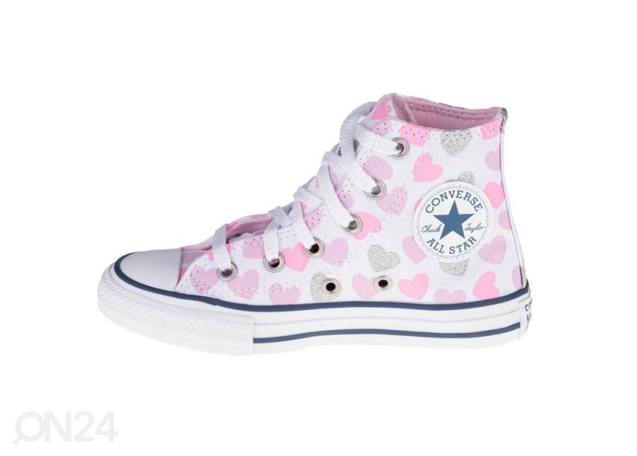 Laste vabaajajalatsid Converse Chuck Taylor All Star High Top suurendatud