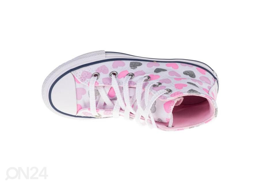 Laste vabaajajalatsid Converse Chuck Taylor All Star High Top suurendatud