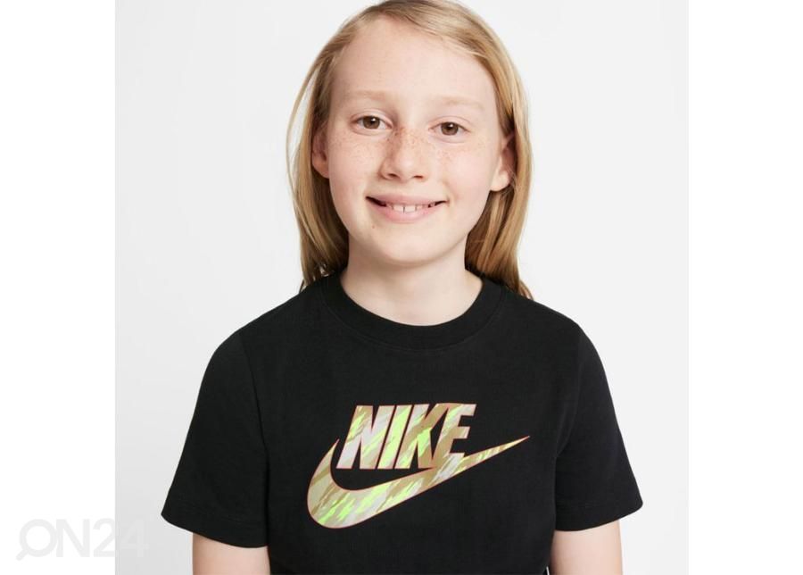 Laste vabaajasärk Nike Sportswear Jr DJ6618 010 suurendatud