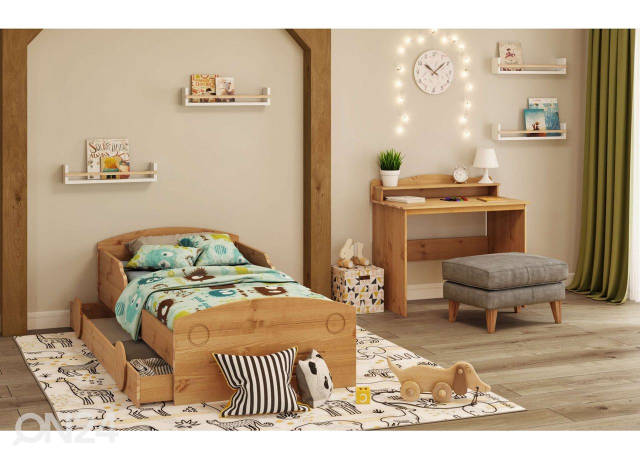 Lastevoodi Auto 90x200 cm suurendatud