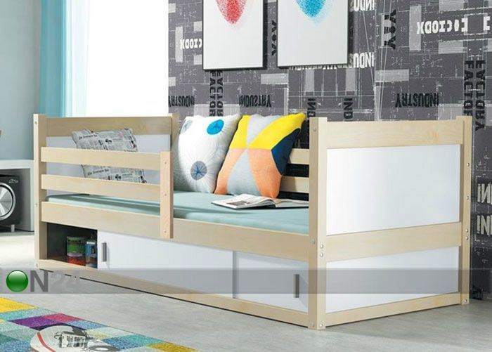 Lastevoodi komplekt 90x200 cm suurendatud