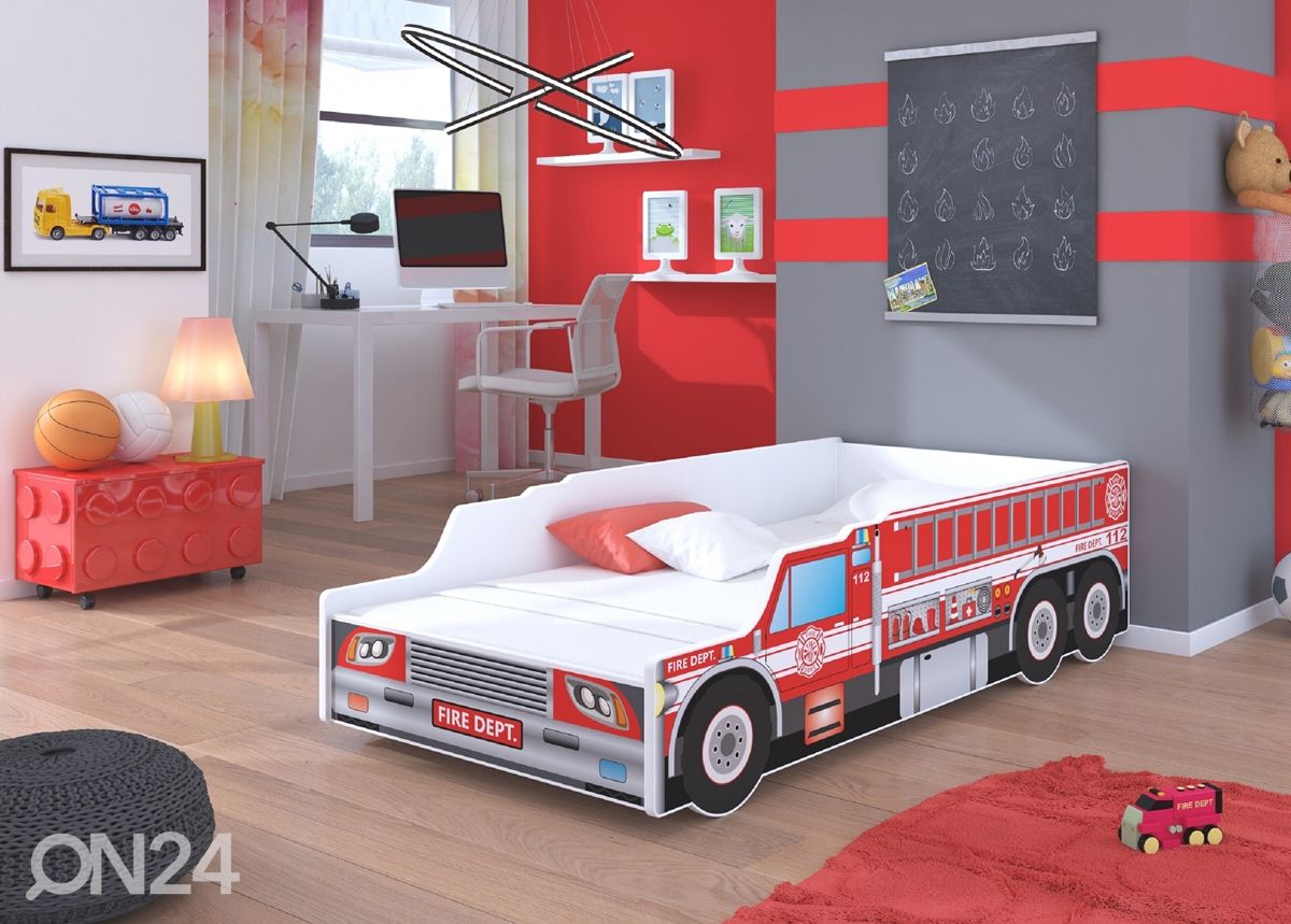 Lastevoodi veoauto 80x160 cm suurendatud