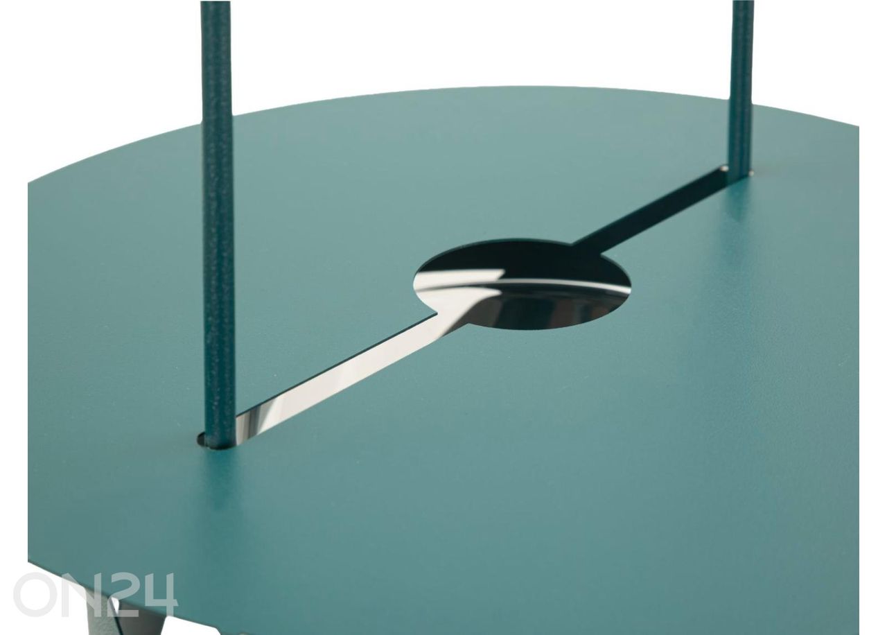 Latern Saturno Ø 23x43 cm, teal suurendatud