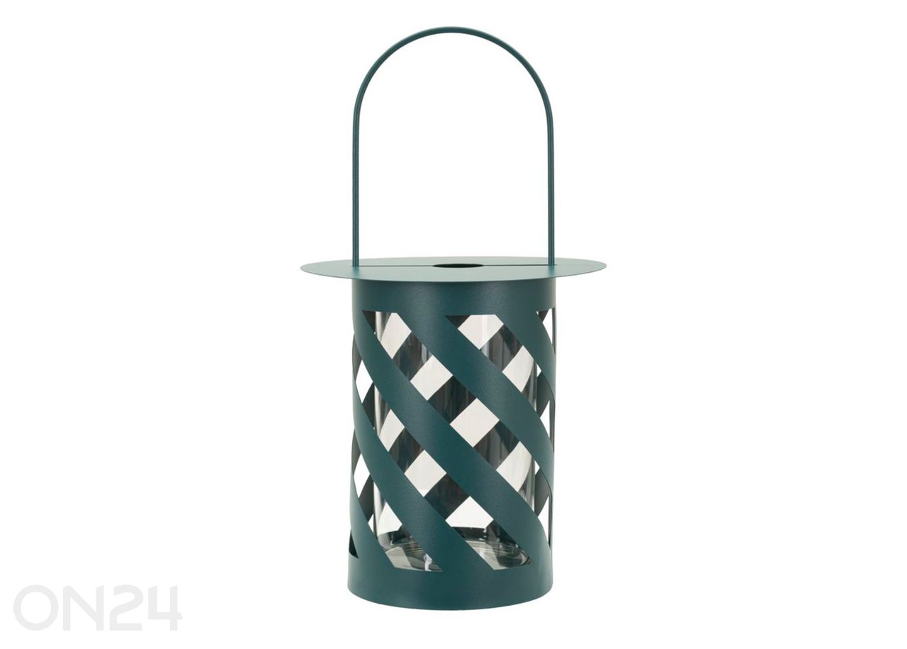 Latern Saturno Ø 23x43 cm, teal suurendatud