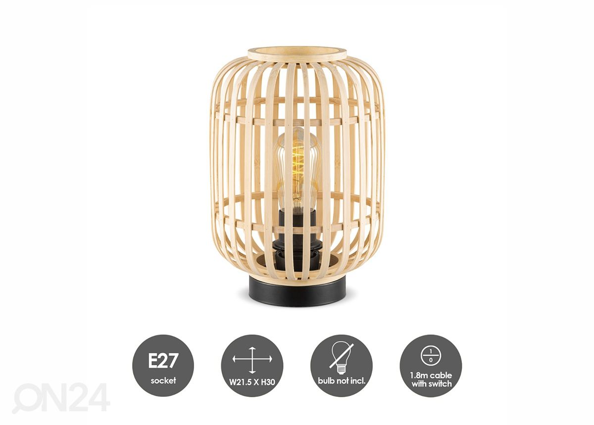 Laualamp Bamboo suurendatud
